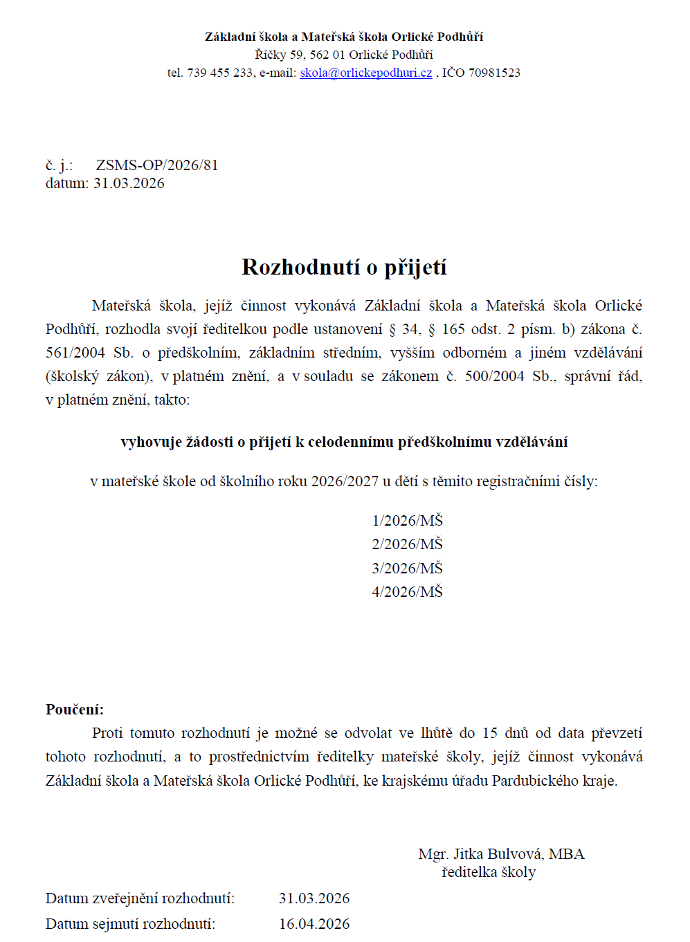 prijeti ms 2627