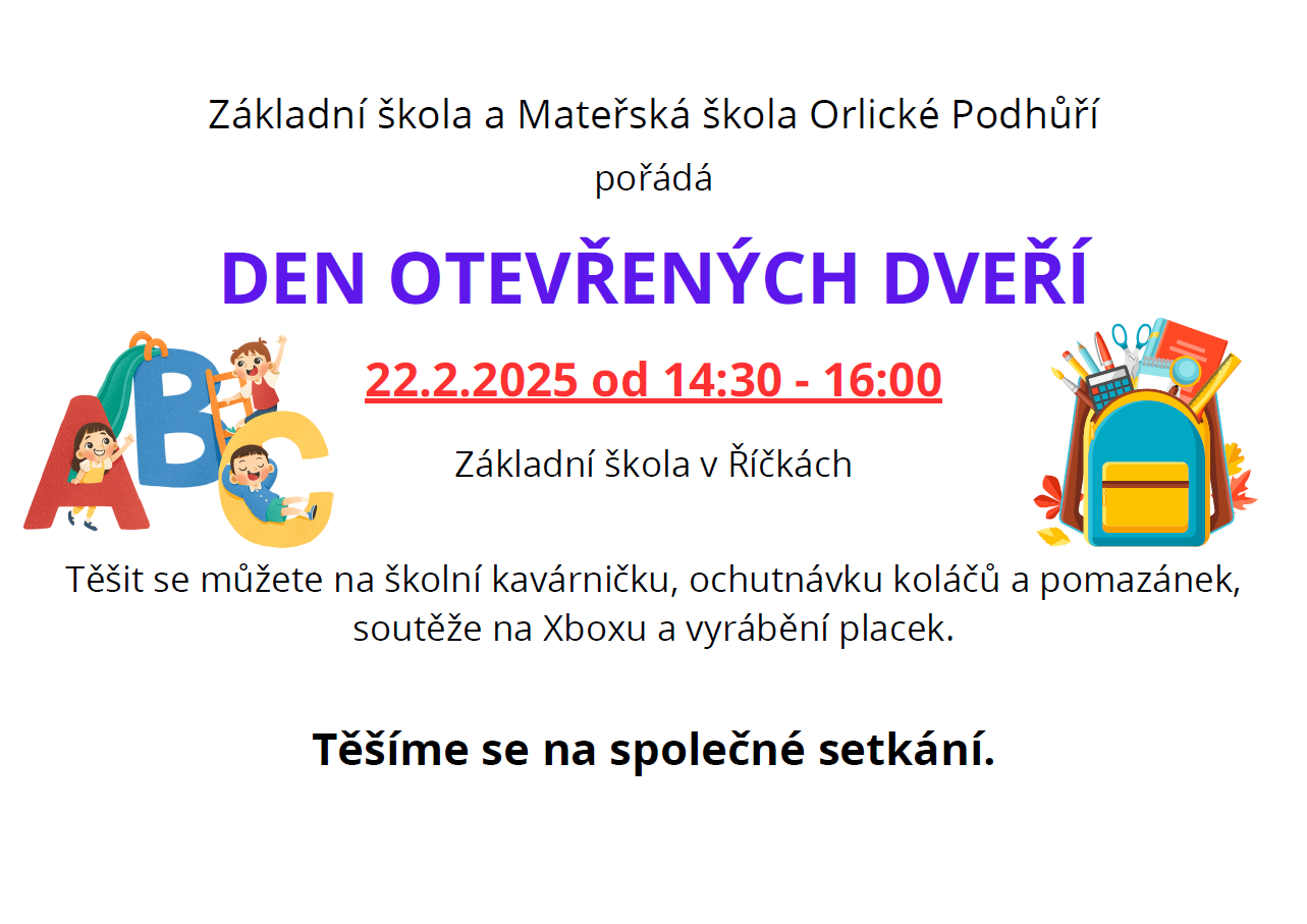 ZŠ den otevřených dveří 22.2.2025