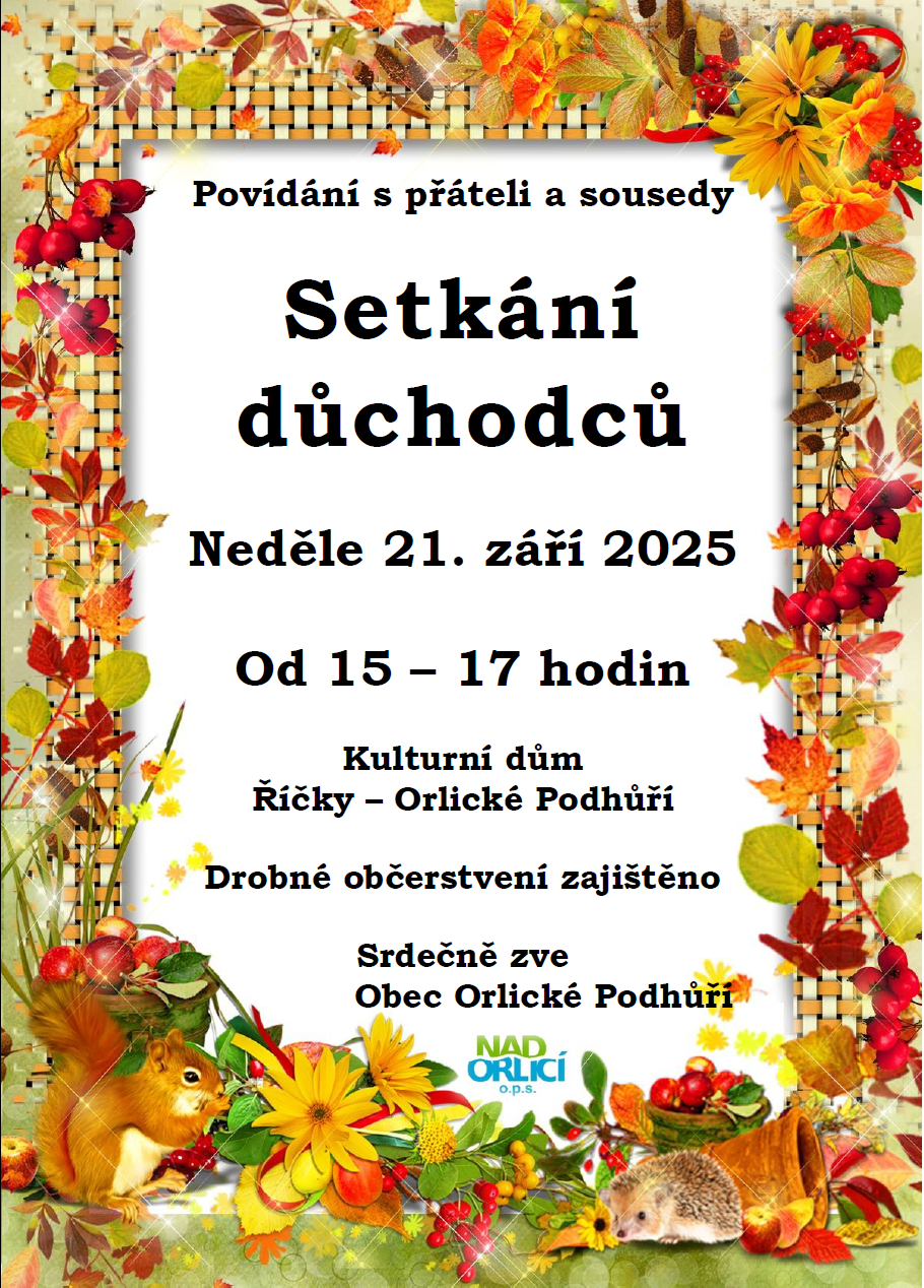 setkání důchodců 21.9.2025